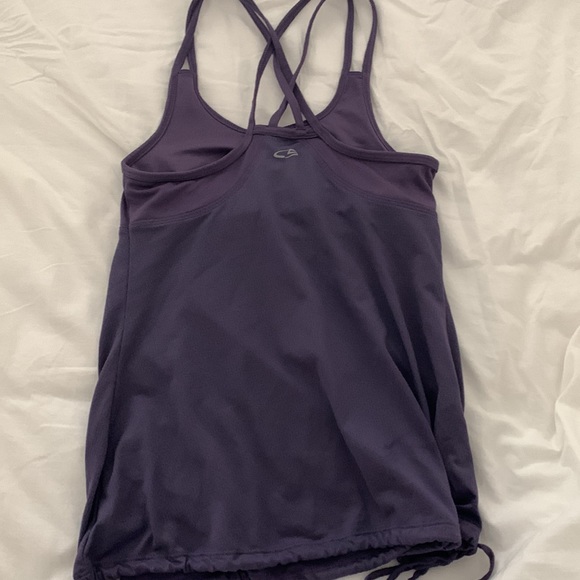 $5 CLEAROUT
C9 purple target built in bra and lightweight fabric with tie - Picture 4 of 4